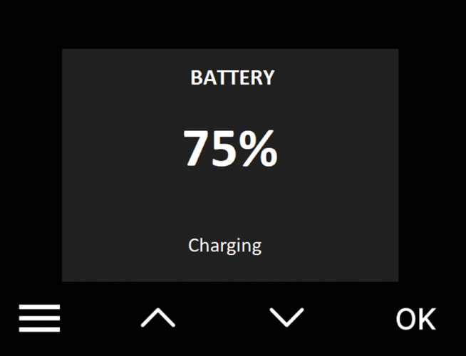 Vitocharge VX3 Screen Display